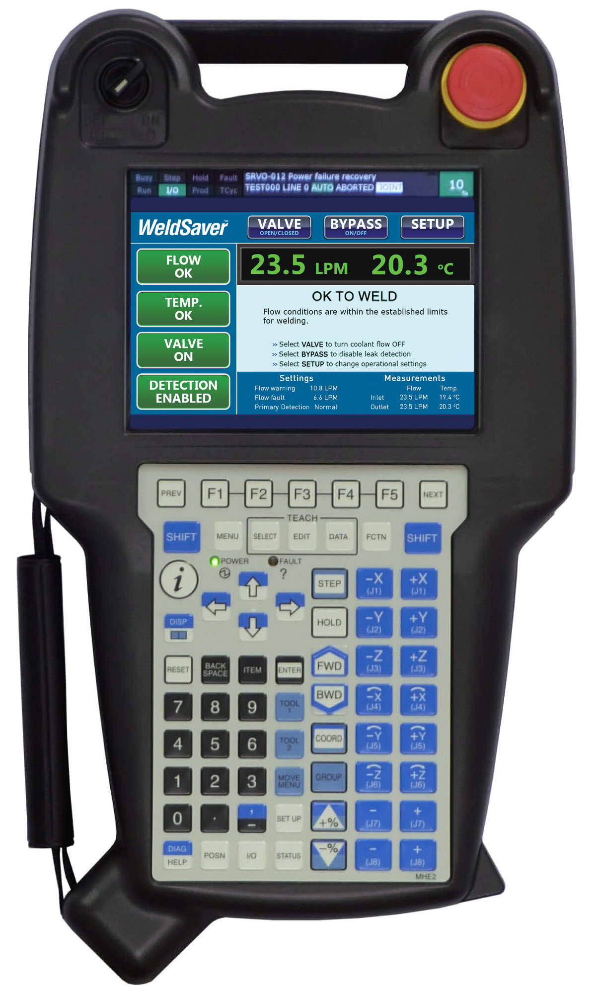 WeldSaver_UI_pendant - RAM Solutions